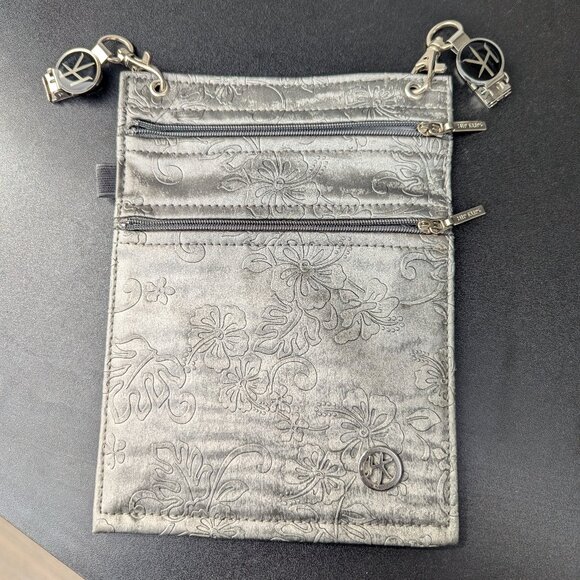 Hip Klips Gray leather palm design waist pocket wallet - Picture 1 of 7